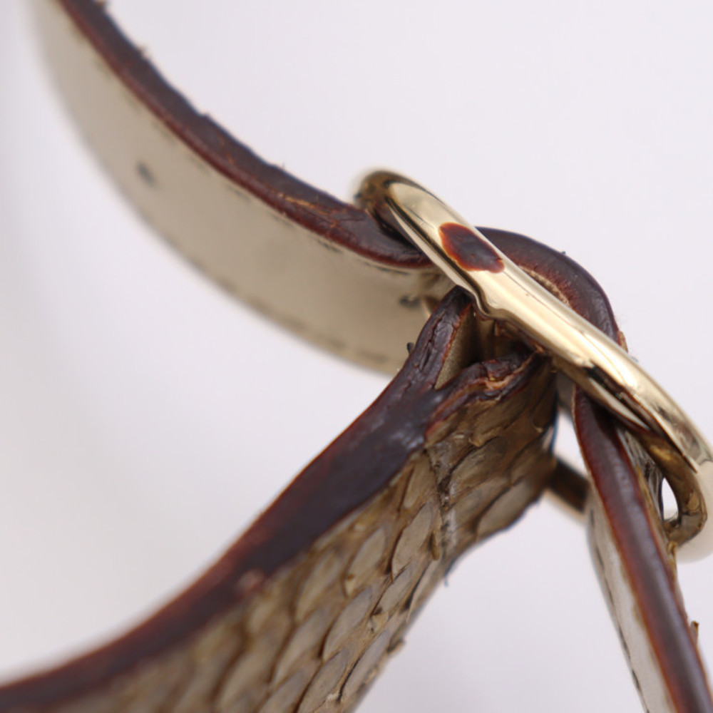 Gucci Jackie Shoulder Bag Gold Python - image 7